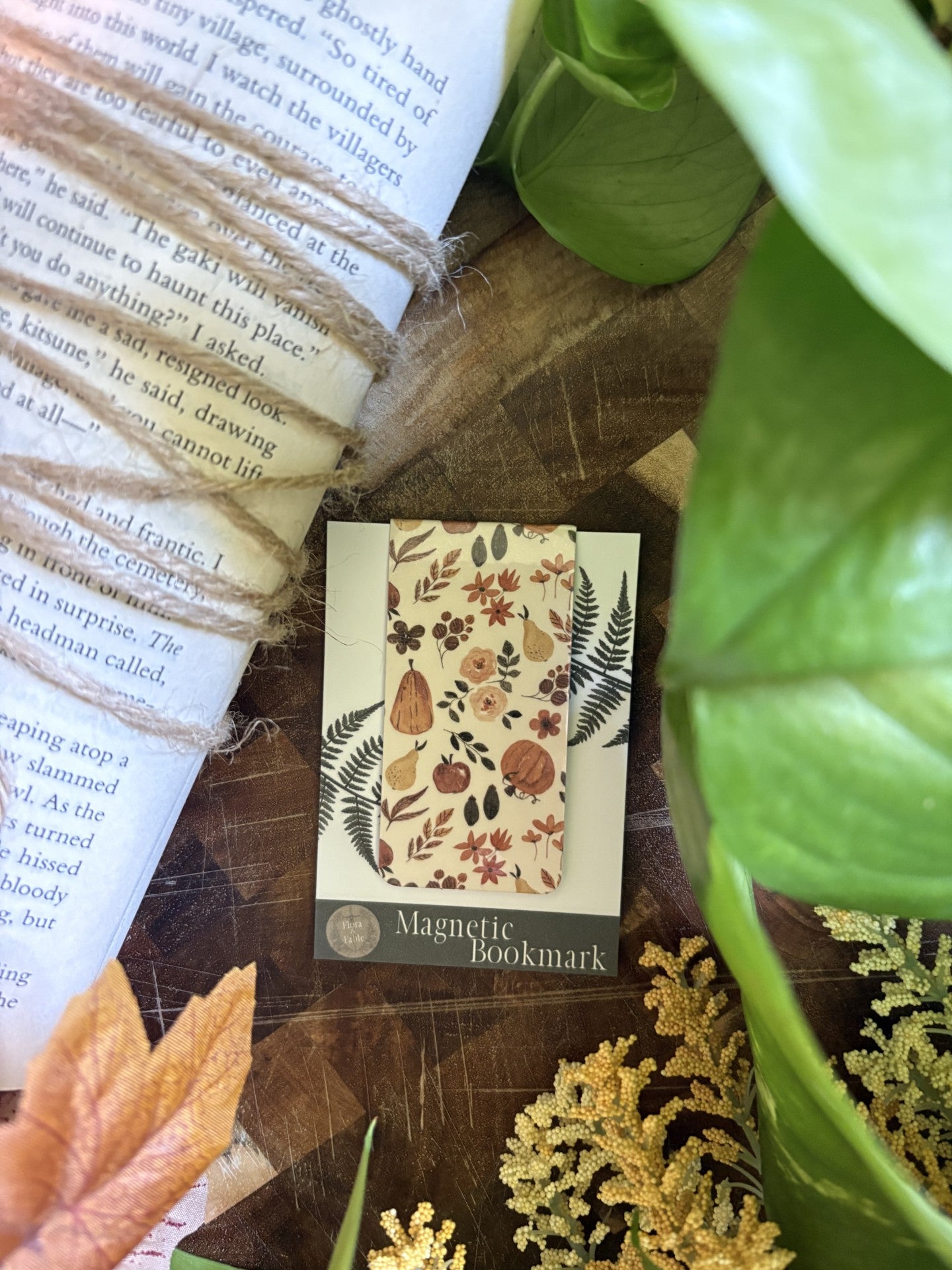Harvest Magnetic Bookmark