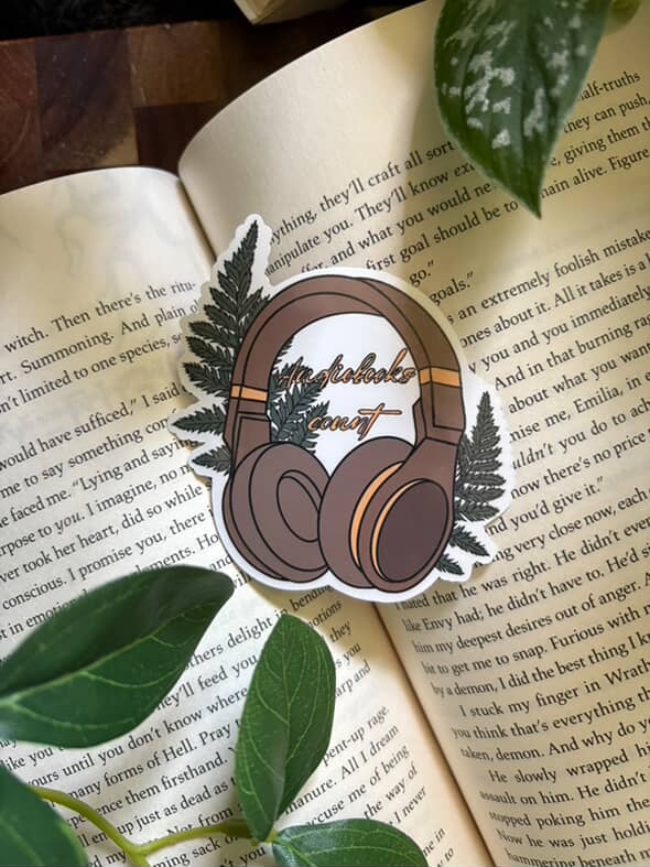 Audiobooks Count Sticker