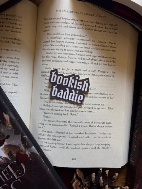 Bookish Baddie Sticker