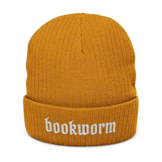 Bookworm Embroidered Beanie