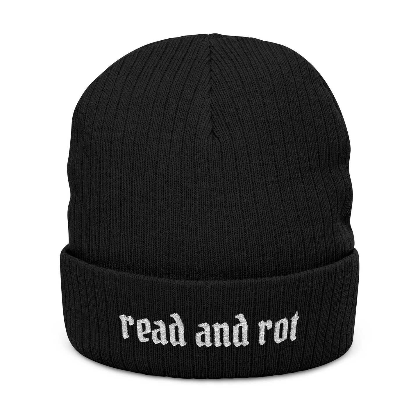 Read and Rot Embroidered Beanie