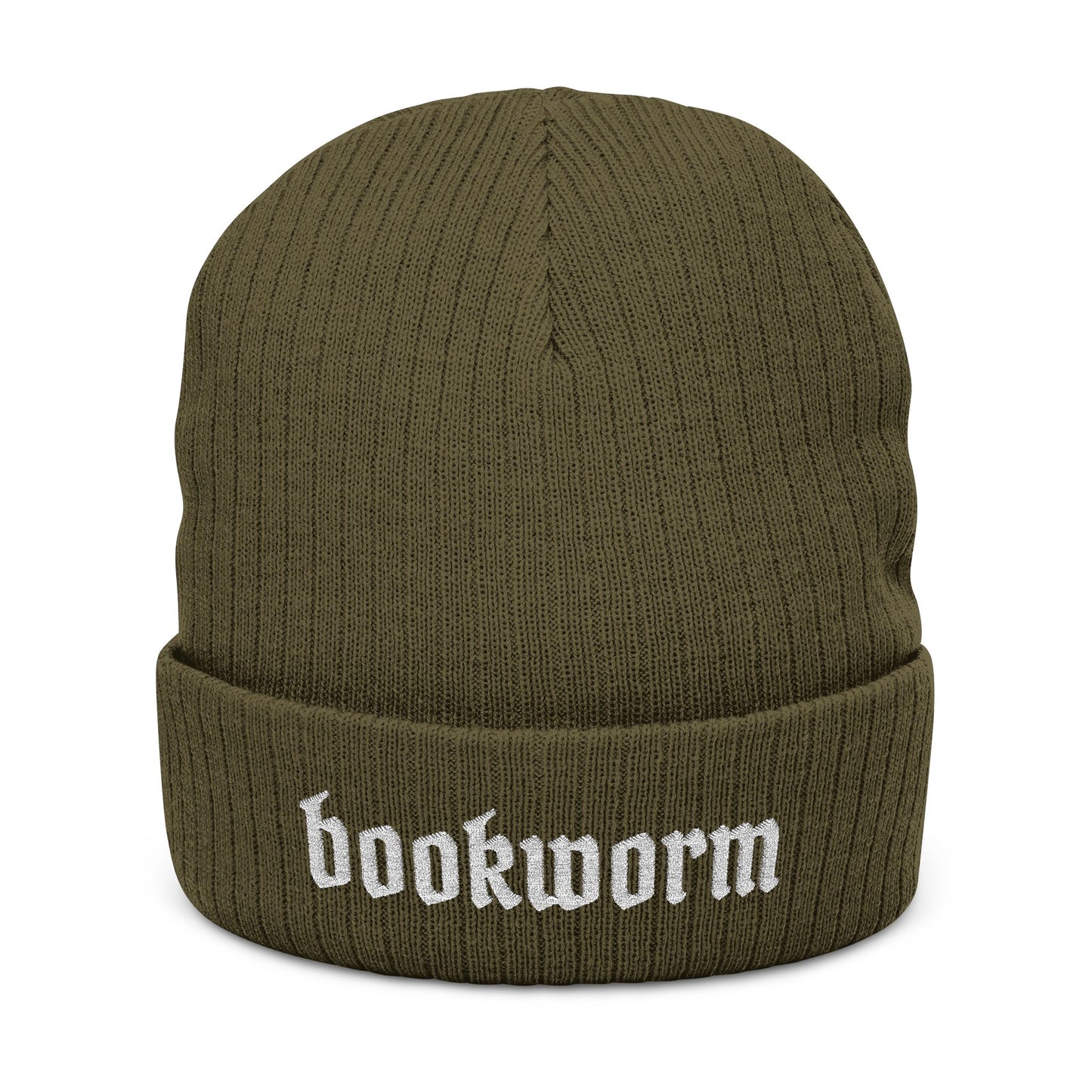 Bookworm Embroidered Beanie