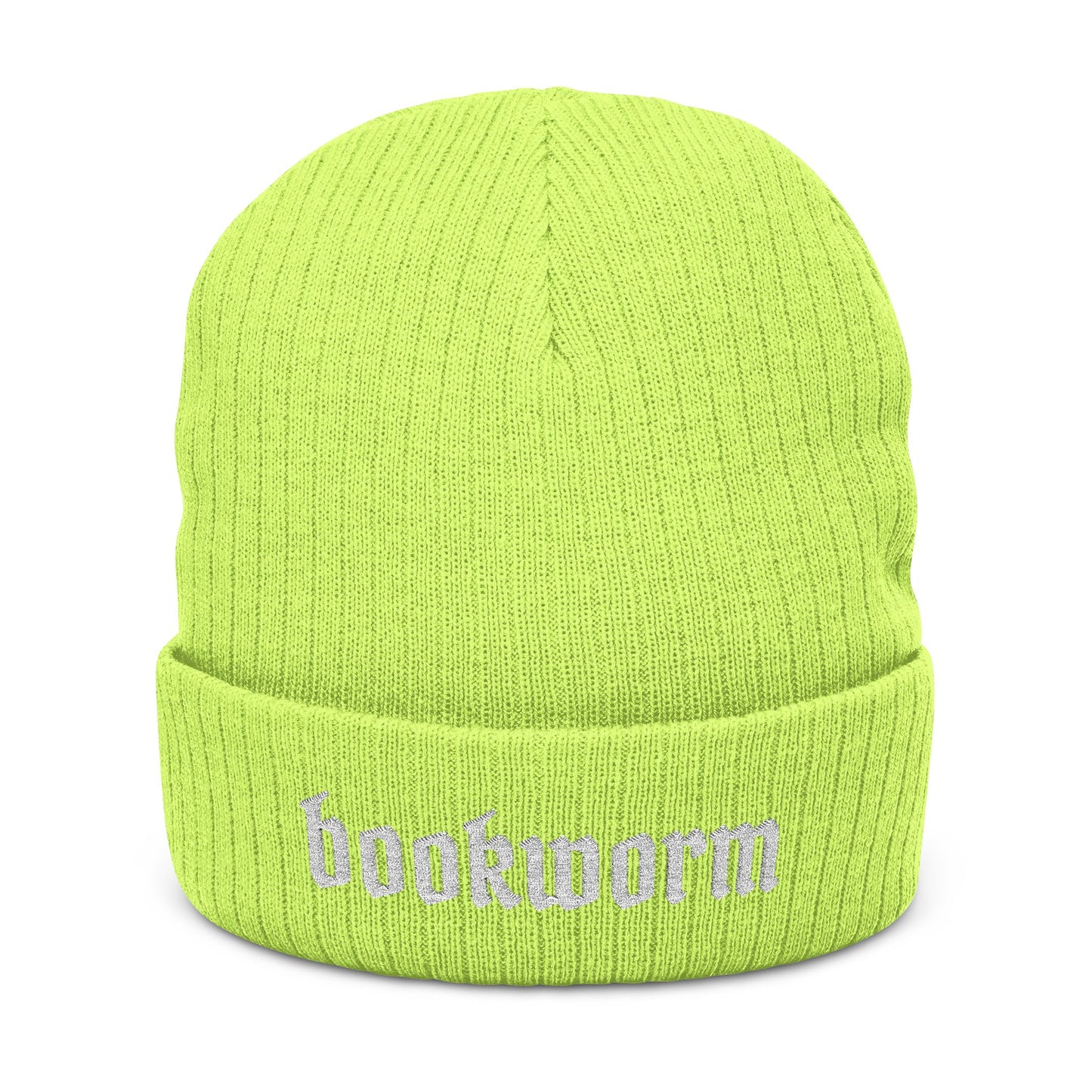 Bookworm Embroidered Beanie