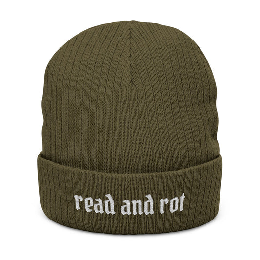 Read and Rot Embroidered Beanie