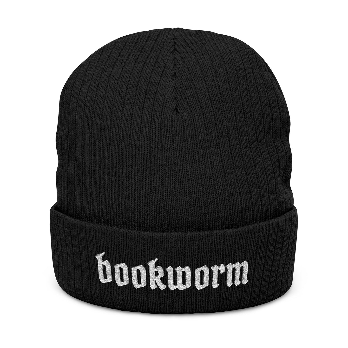 Bookworm Embroidered Beanie