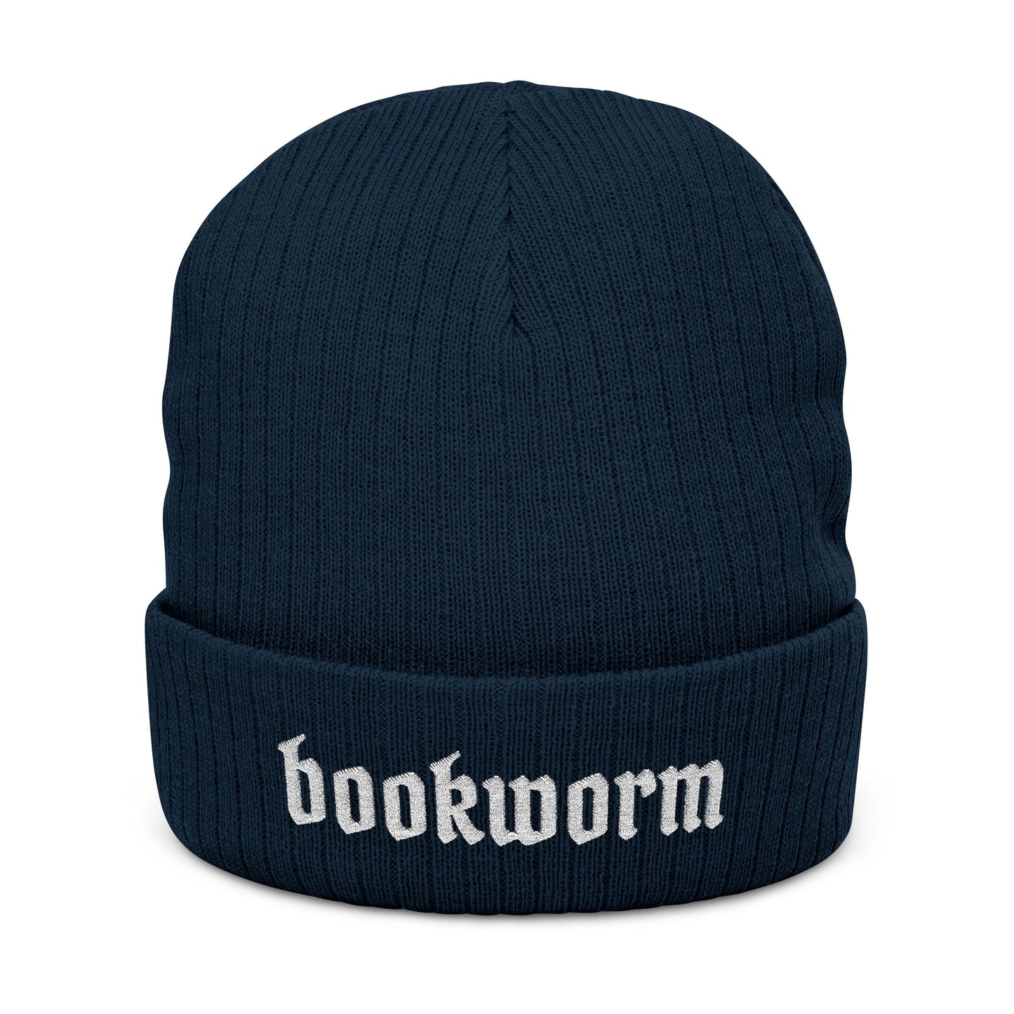 Bookworm Embroidered Beanie