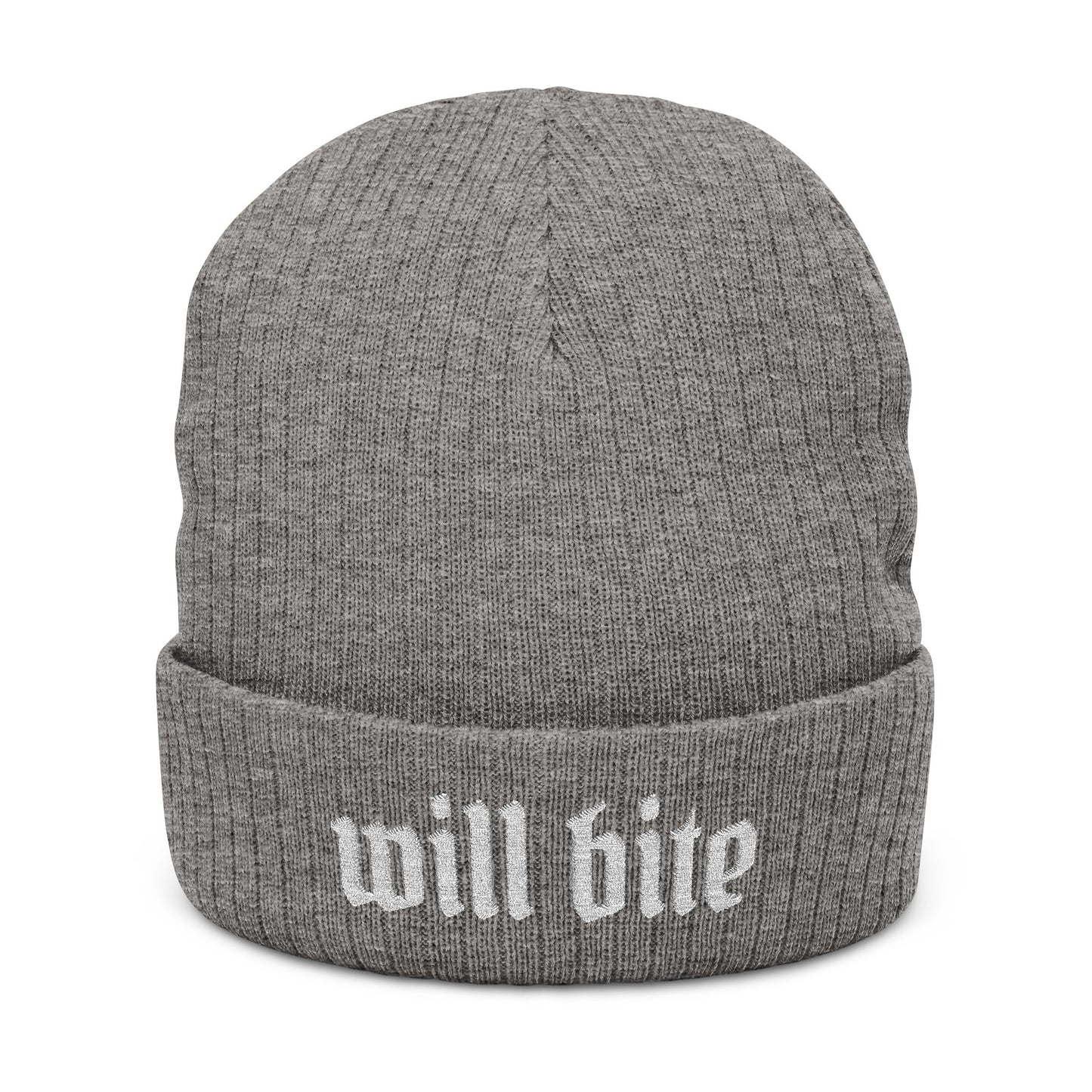 Will Bite Embroidered Beanie