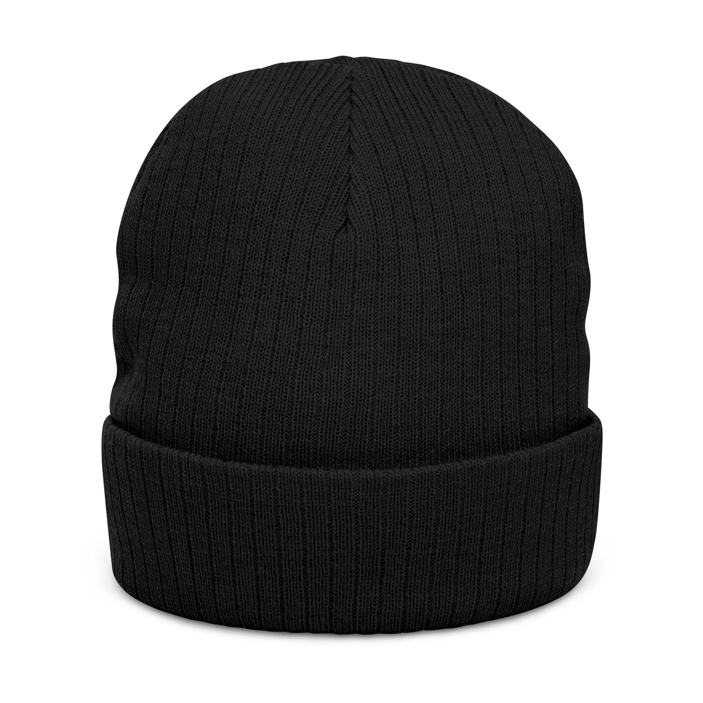 Not Friendly Dark Embroidered Beanie