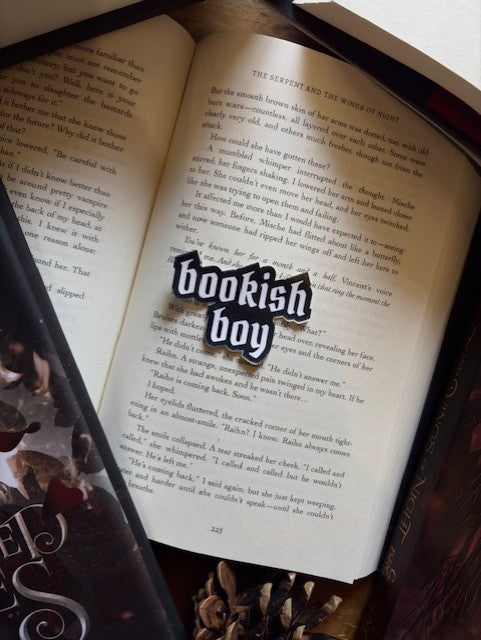Bookish Boy Sticker