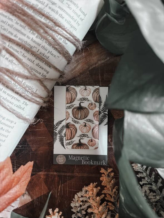 Pumpkin Harvest Magnetic Bookmark