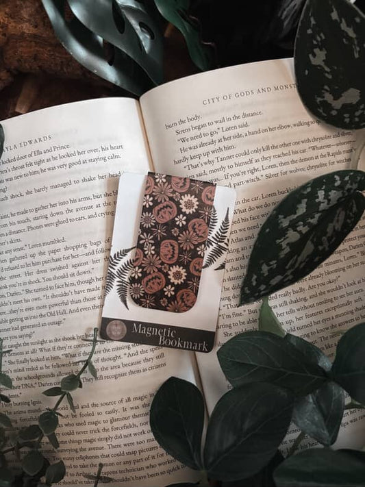 Pumpkin Power Magnetic Bookmark