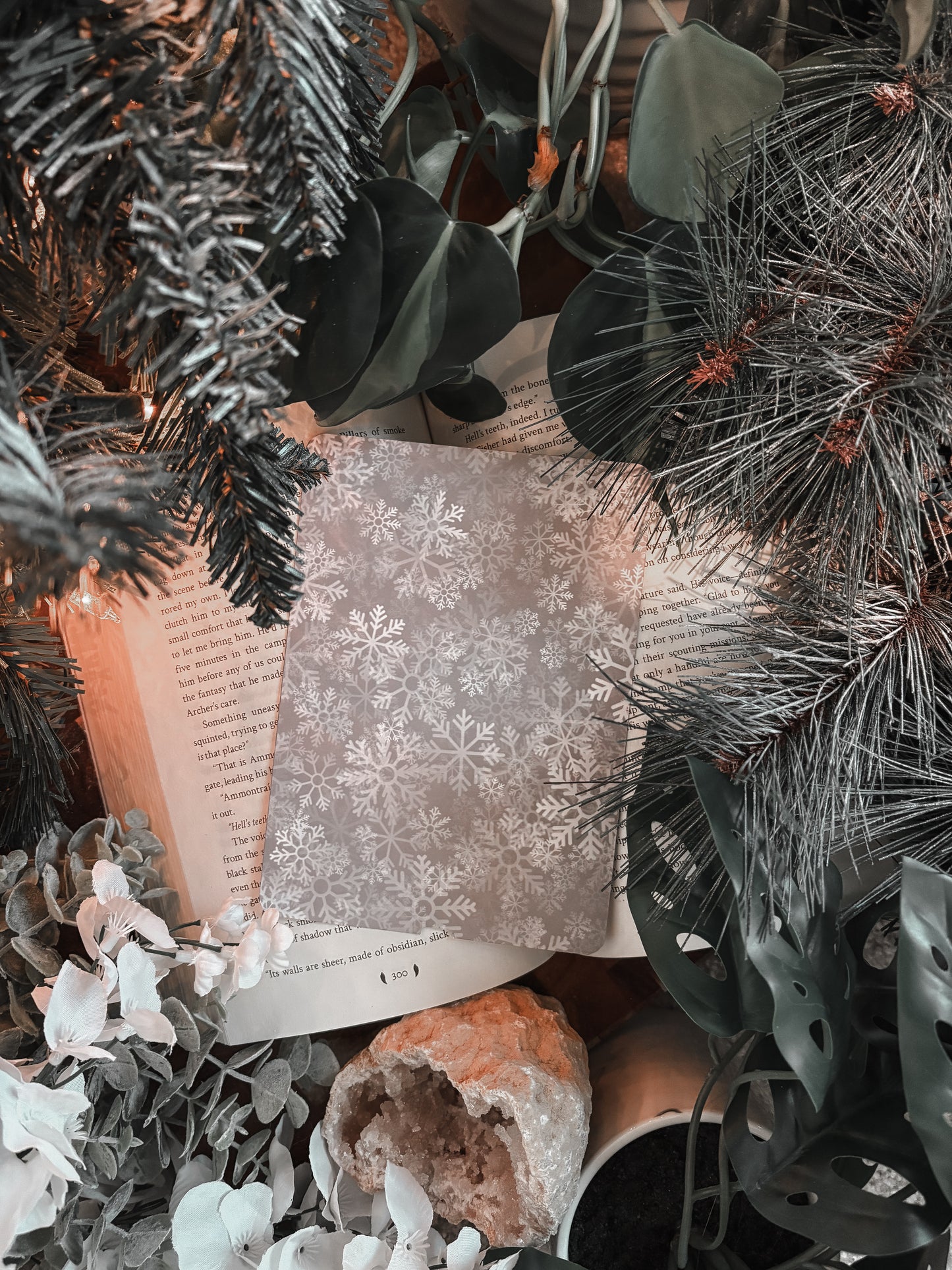 Snowflakes Kindle Insert