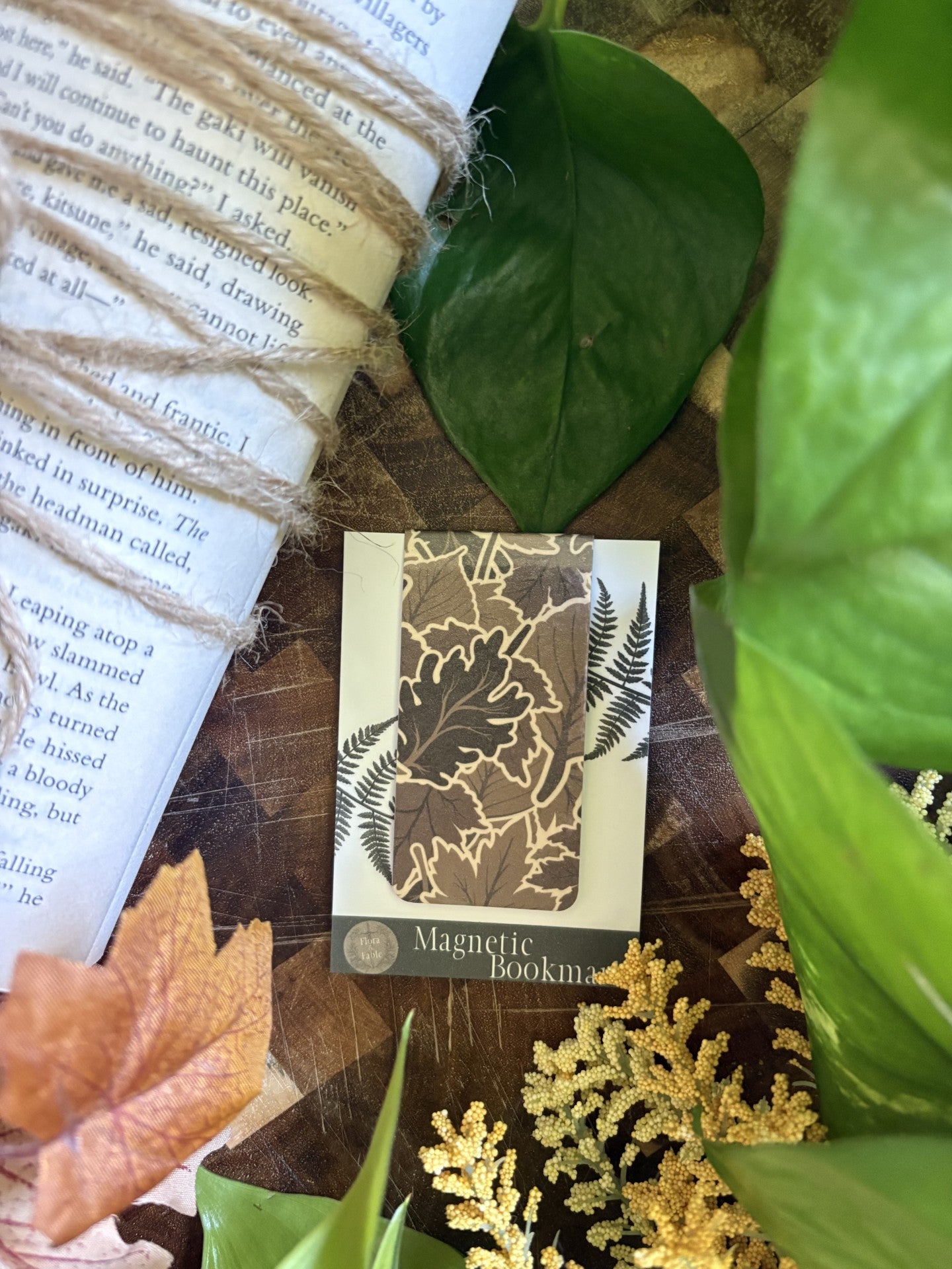 We Call it Fall Because Leaves Fall Down Magnetic Bookmark